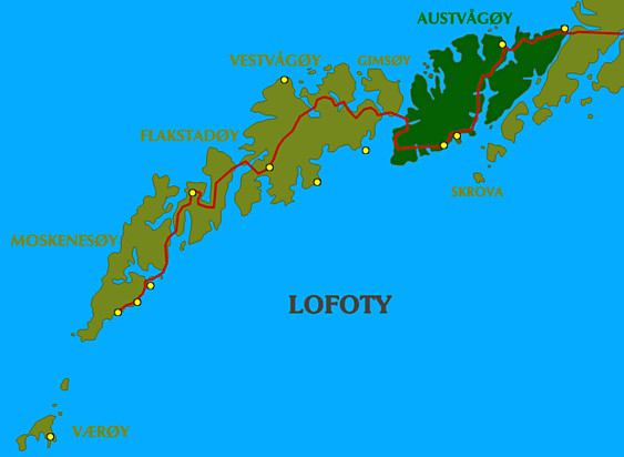 Wyspa Austvågøya, Lofoty