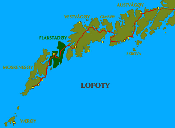 Wyspa Flakstadøya, Lofoty