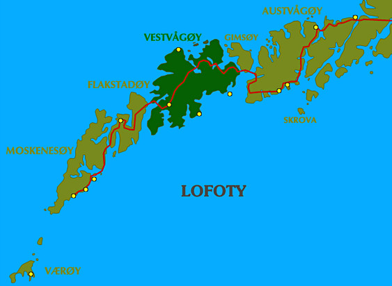 Wyspa Vestvågøya, Lofoty